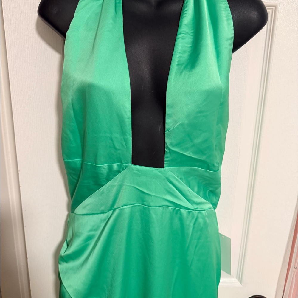 Show Me Your MuMu Vibrant Green Adele Maxi Dress - Picture 6 of 12